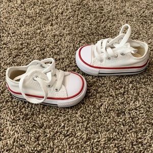 Toddler size 3 white converse